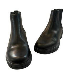 Abeo Vista Chelsea Black Leather Womens Boots Size 7.5